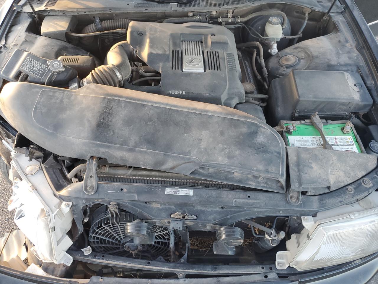 1997 Lexus LS VIN JT8BH28F5V0091634 Copart auction photo, front end damage thumbnail 12
