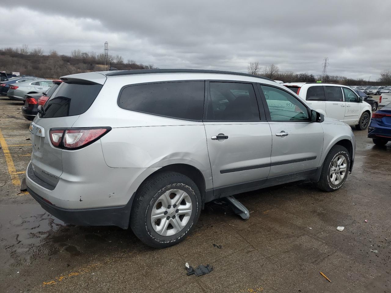 2014 Chevrolet Traverse VIN 1GNKRFED3EJ274475 Copart auction photo, mechanical / all over damage thumbnail 3