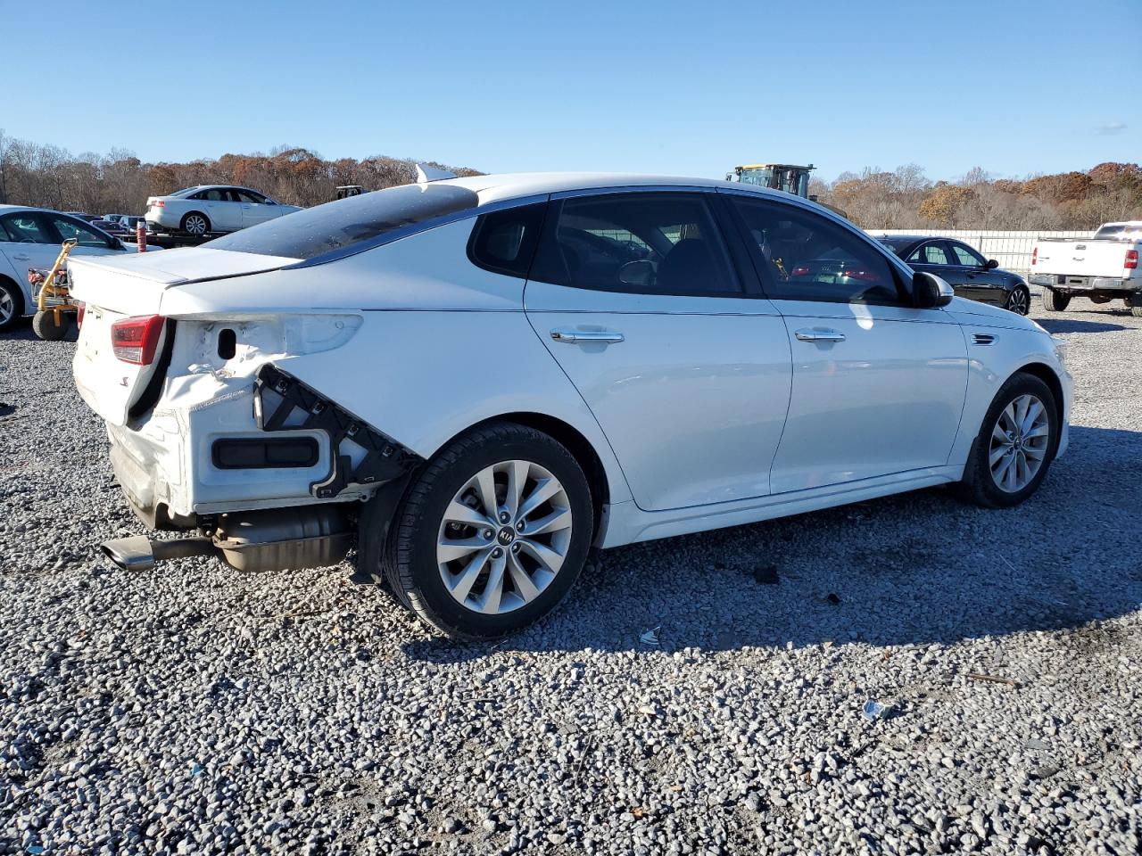 2018 KIA Optima VIN 5XXGT4L31JG241195 Copart auction photo, rear end damage thumbnail 3