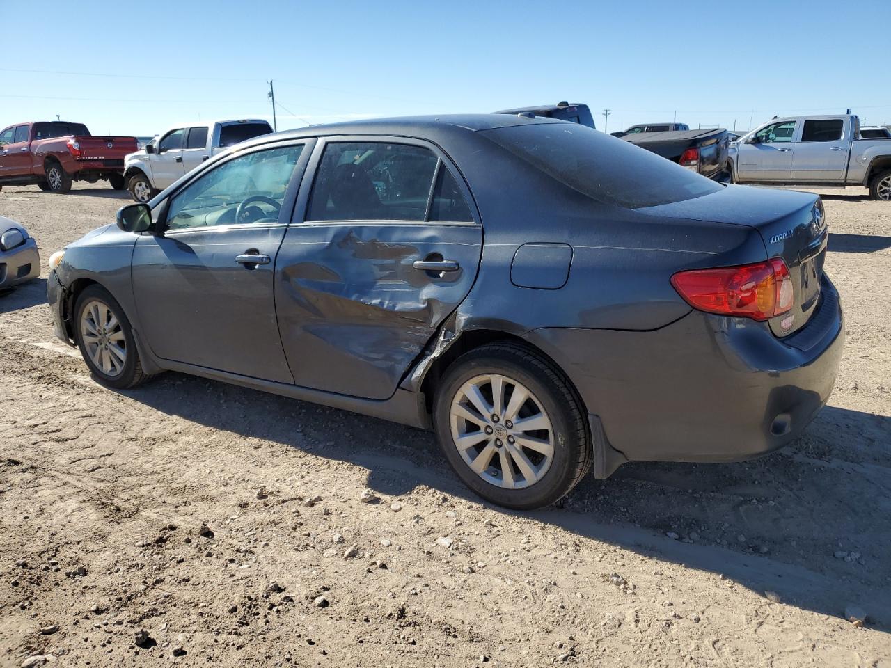 2009 Toyota Corolla VIN 1NXBU40E29Z116575 Copart auction photo, side / minor dent/scratches damage thumbnail 2
