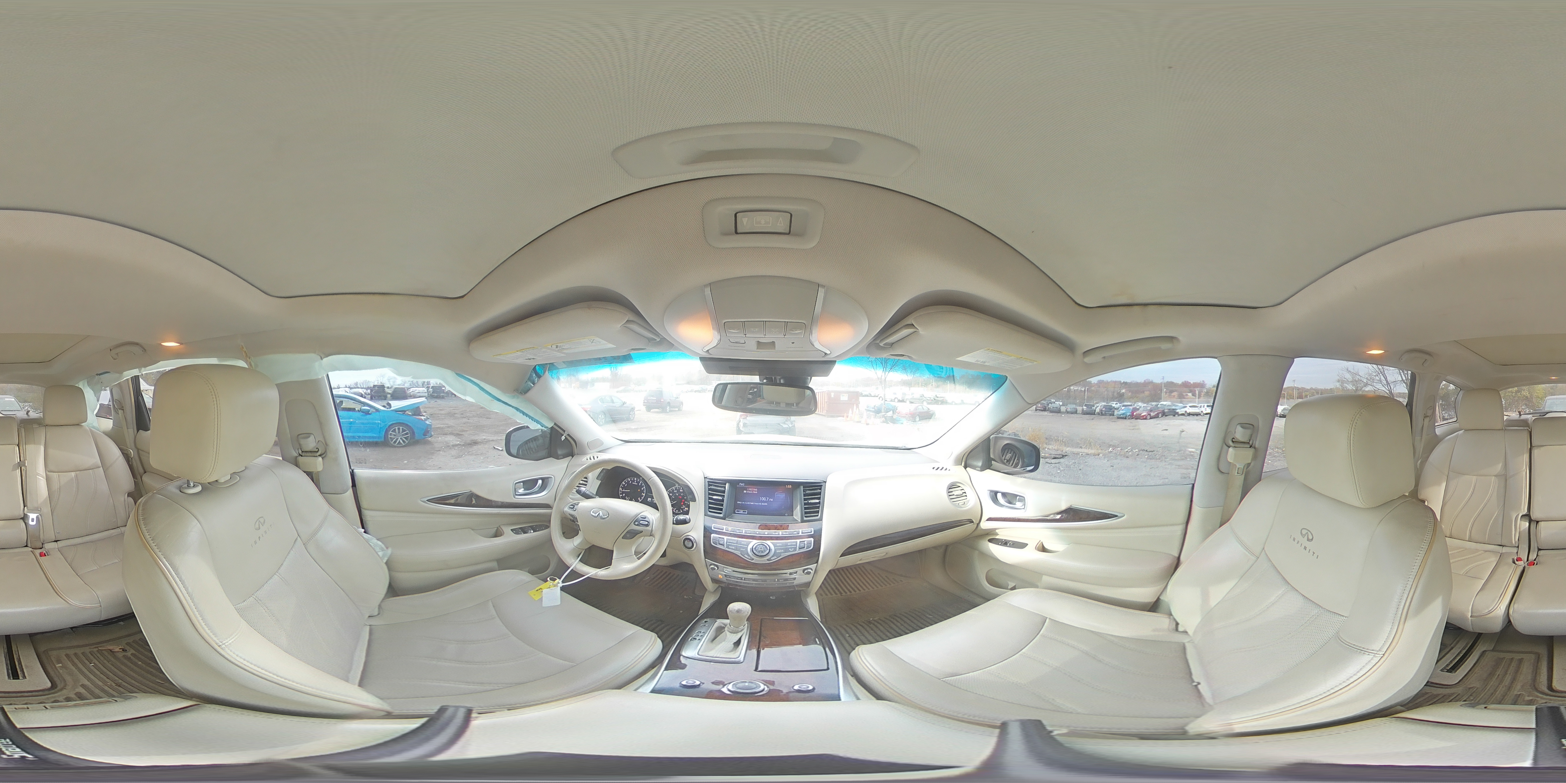 2014 Infiniti QX60 VIN 5N1AL0MM8EC505231 Copart auction photo, side damage thumbnail 13