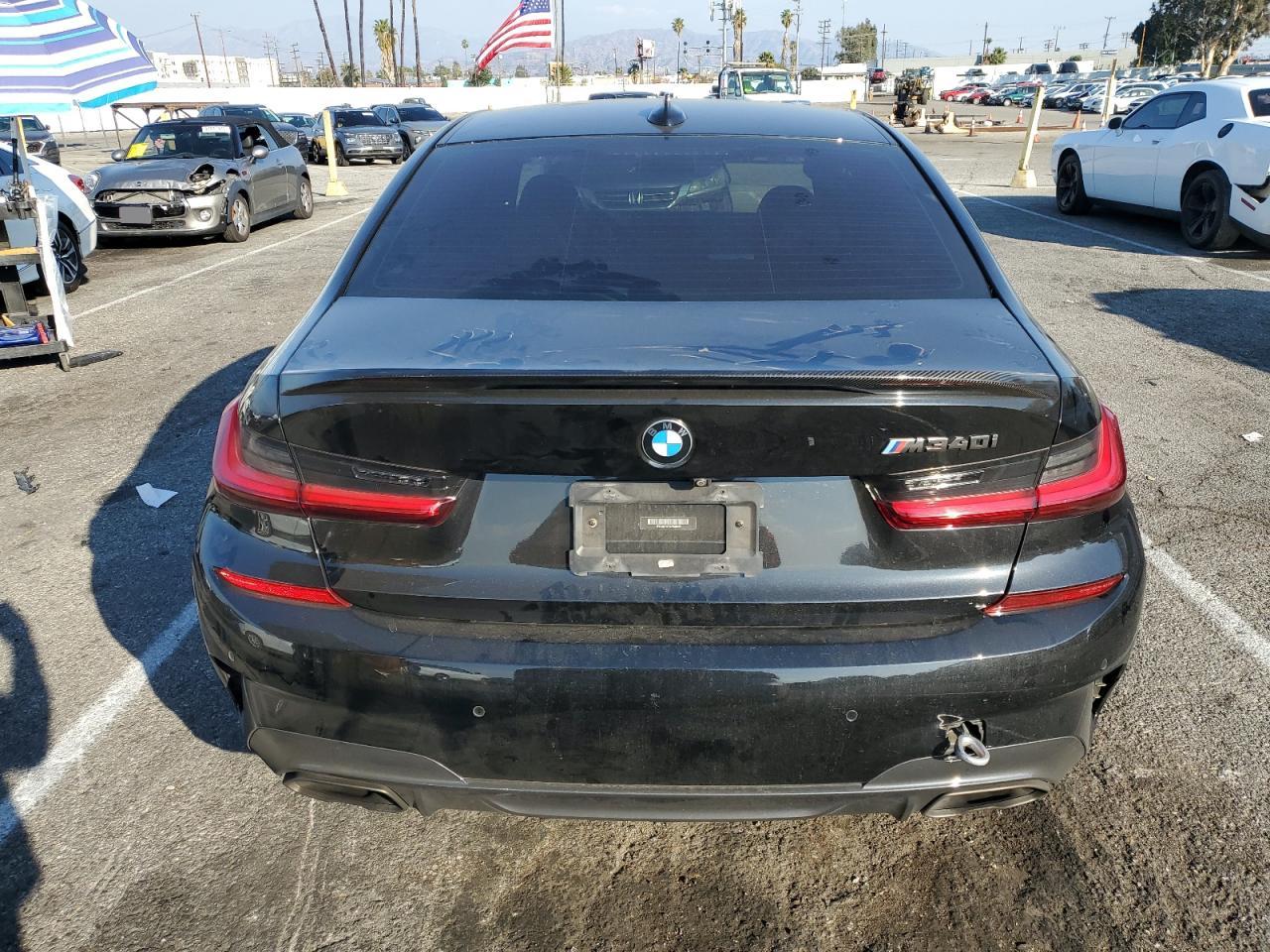 2020 BMW M3 VIN WBA5U7C01LFH05549 Copart auction photo, front end / side damage thumbnail 6