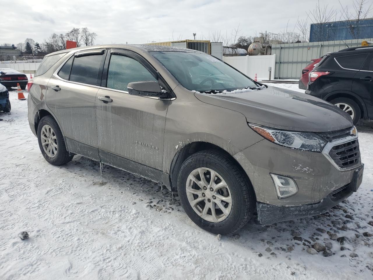 2018 Chevrolet Equinox VIN 3GNAXSEV7JL111818 Copart auction photo, undercarriage / mechanical damage thumbnail 4