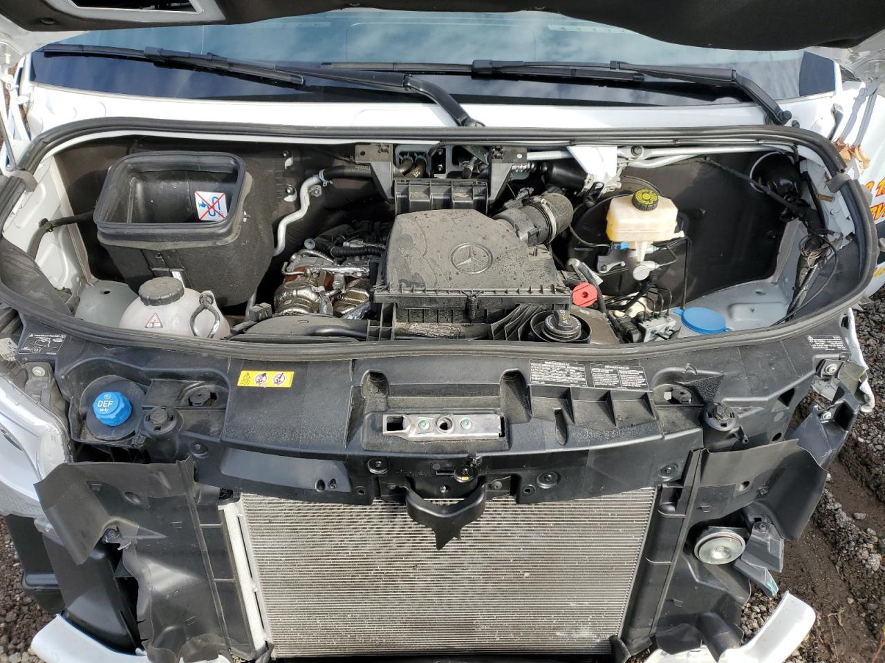 2023 Mercedes-Benz Sprinter VIN W1Y4KBHYXPT154270 Copart auction photo, front end / rear end damage thumbnail 12