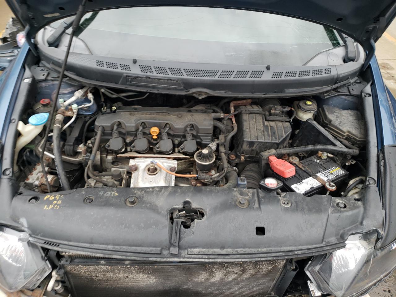 2009 Honda Civic VIN 2HGFG128X9H519579 Copart auction photo, all over damage thumbnail 11