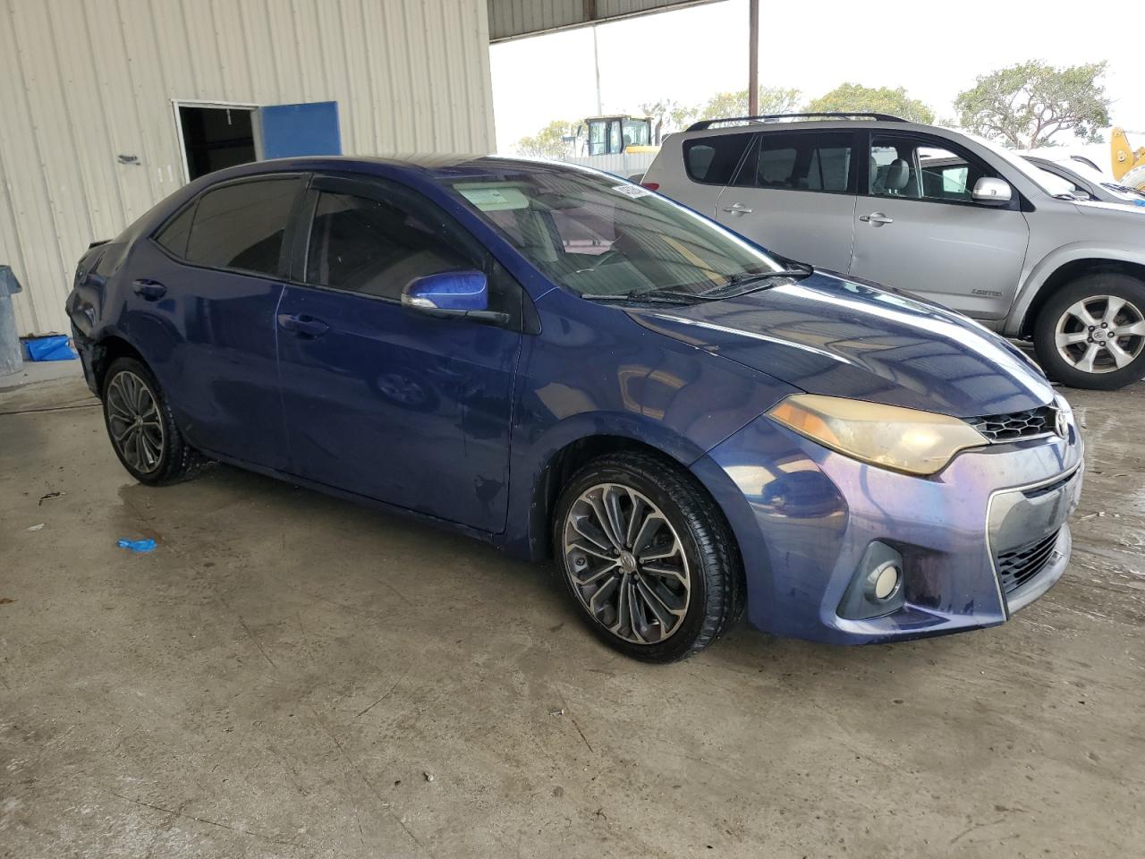 2014 Toyota Corolla VIN 5YFBURHE8EP169911 Copart auction photo, rear end damage thumbnail 4