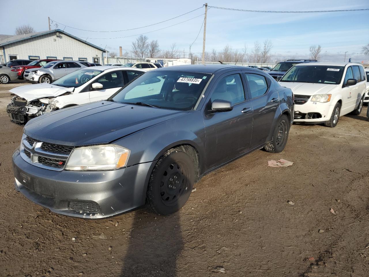2012 Dodge Avenger VIN 1C3CDZAB0CN173194