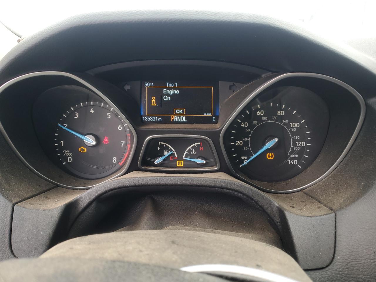 2015 Ford Focus VIN 1FADP3K25FL273154 Copart auction photo, front end / side damage thumbnail 9