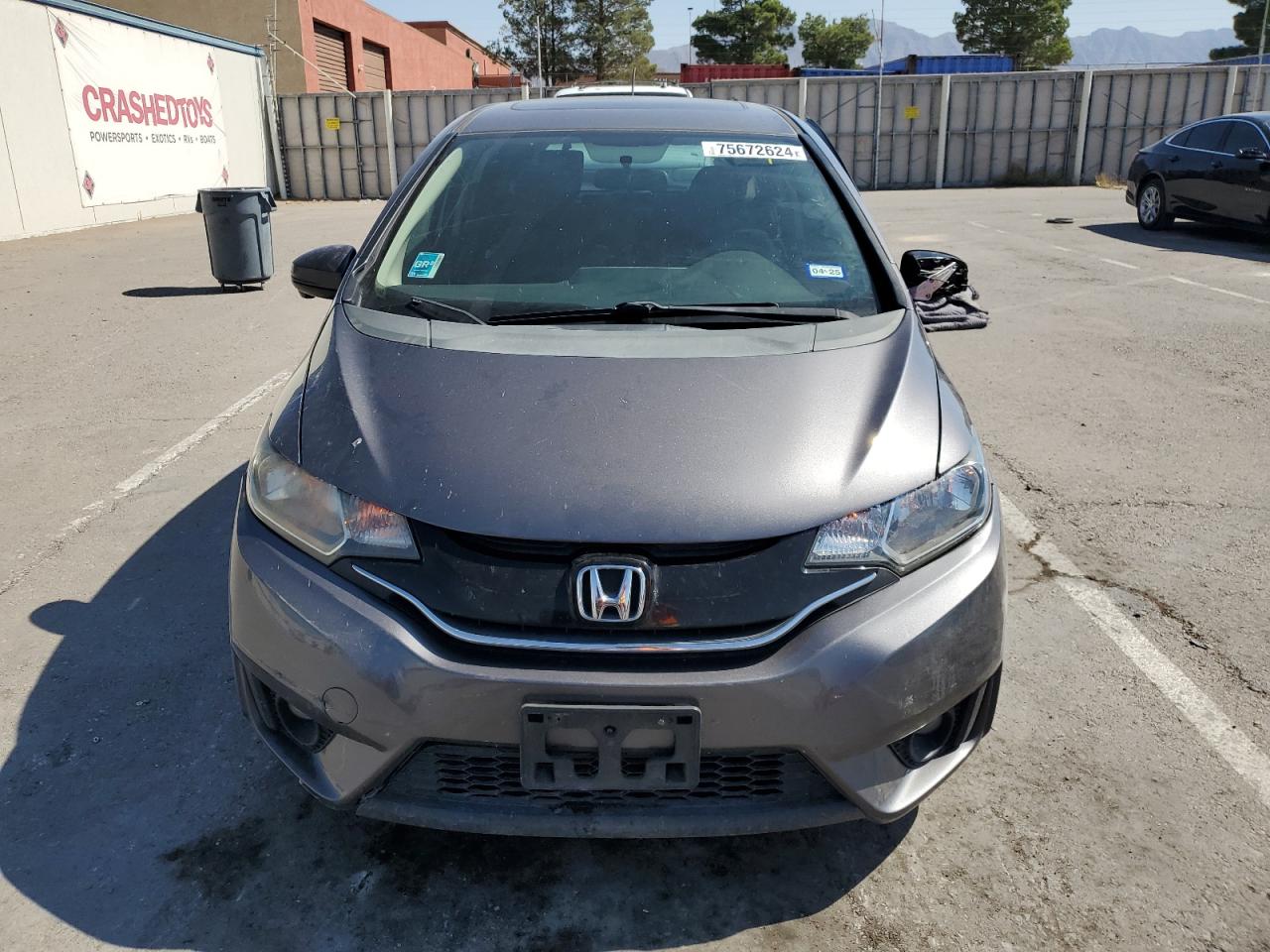2015 Honda Fit VIN 3HGGK5H83FM784116 Copart auction photo, side / rear end damage thumbnail 5