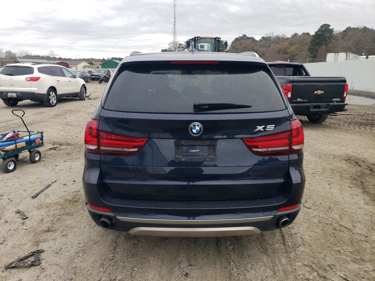2017 BMW X5 VIN 5UXKR0C38H0V71704 Copart auction photo, front end / side damage thumbnail 6