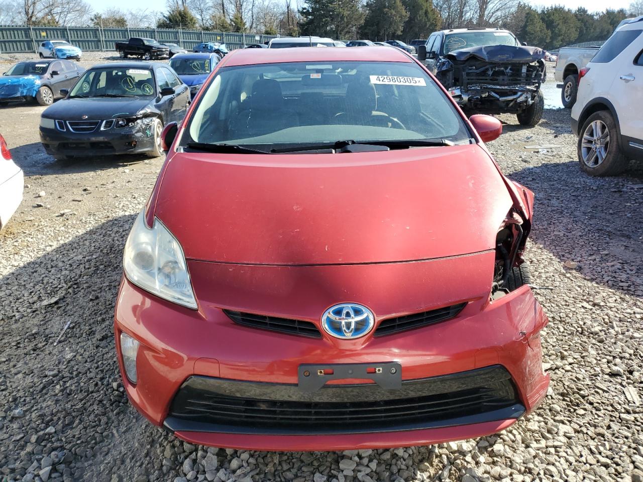 2015 Toyota Prius VIN JTDKN3DU8F0463716 Copart auction photo, front end / rear end damage thumbnail 5