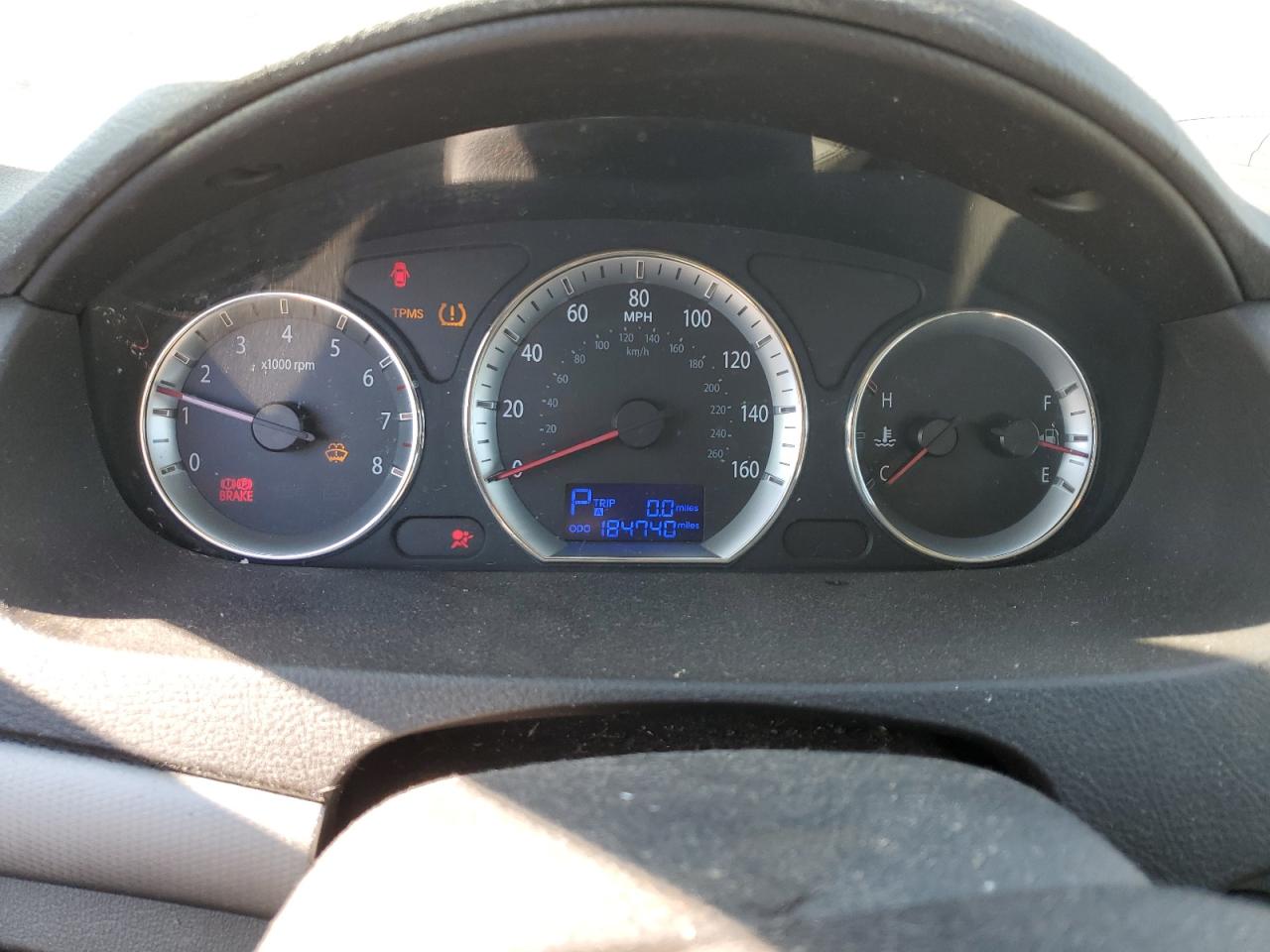 2010 Hyundai Sonata VIN 5NPEU4AF4AH598750 Copart auction photo, all over damage thumbnail 9