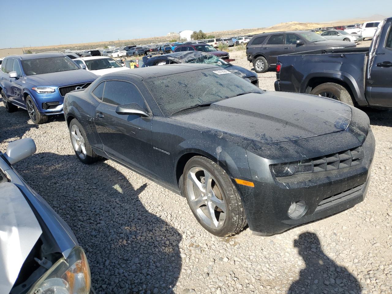 2013 Chevrolet Camaro VIN 2G1FB1E39D9239208 Copart auction photo, normal wear damage thumbnail 4