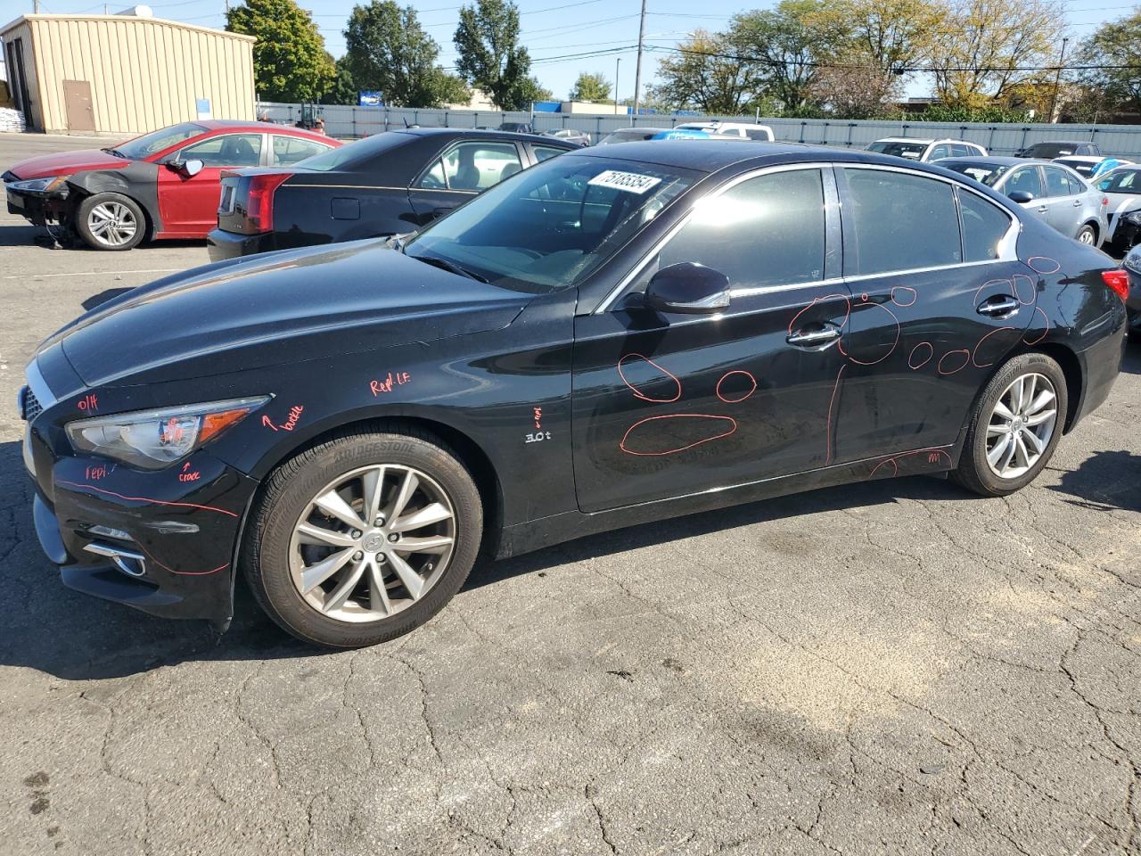 2016 Infiniti Q50 VIN JN1EV7ARXGM345264