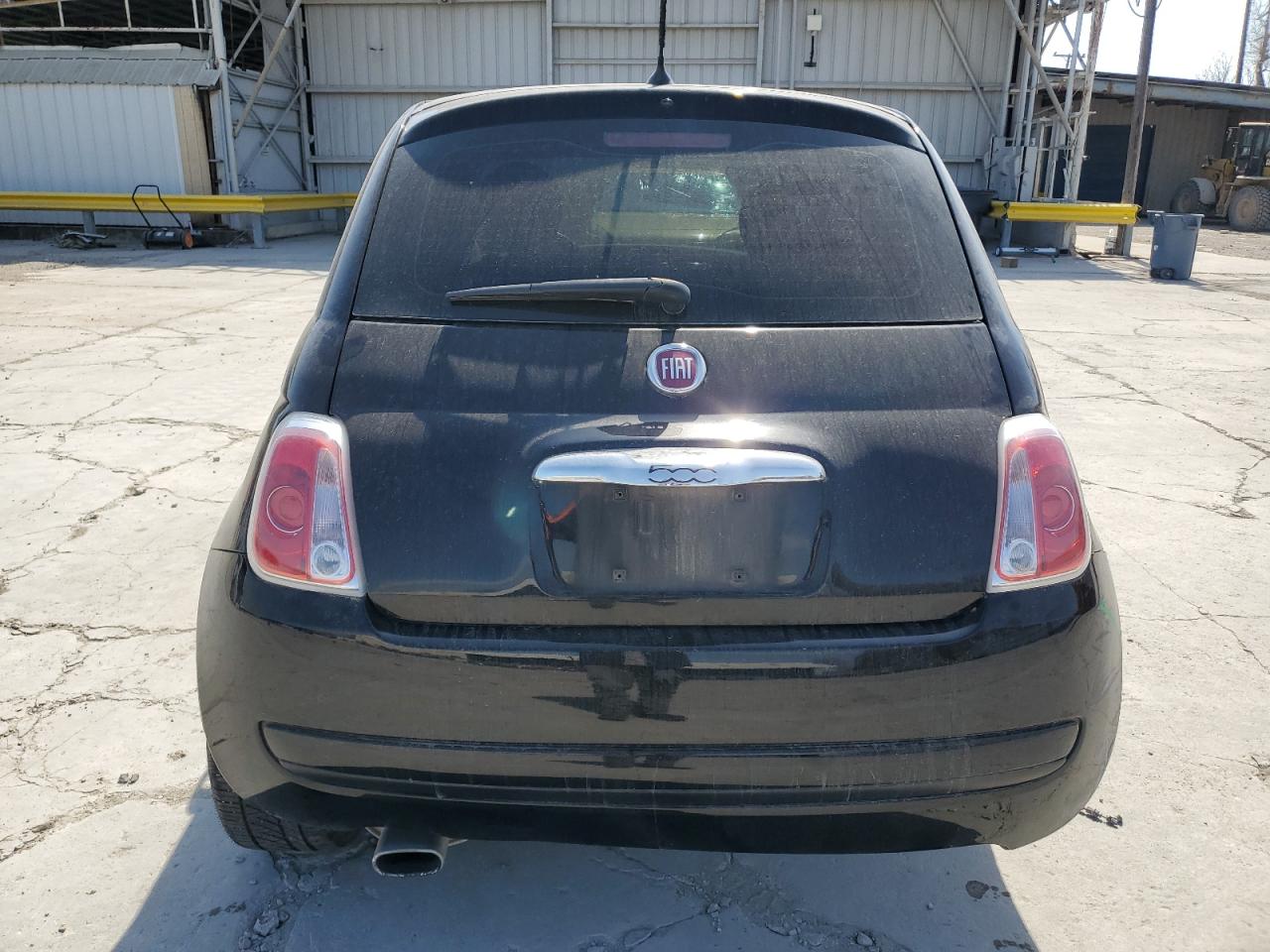2015 Fiat 500 VIN 3C3CFFAR0FT753569 Copart auction photo, rear end damage thumbnail 6