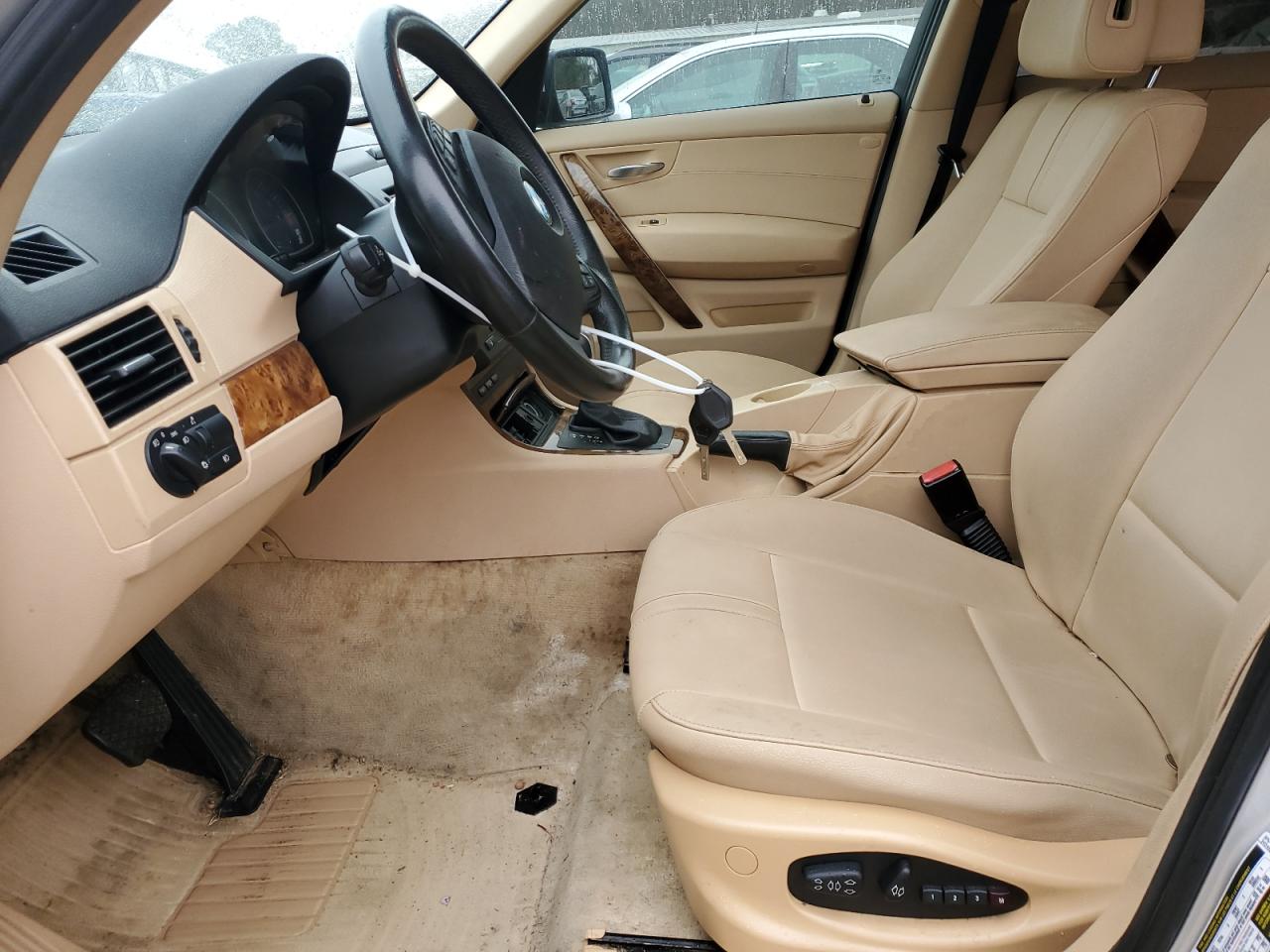 2009 BMW X3 VIN WBXPC93479WJ27544 Copart auction photo, front end / minor dent/scratches damage thumbnail 7