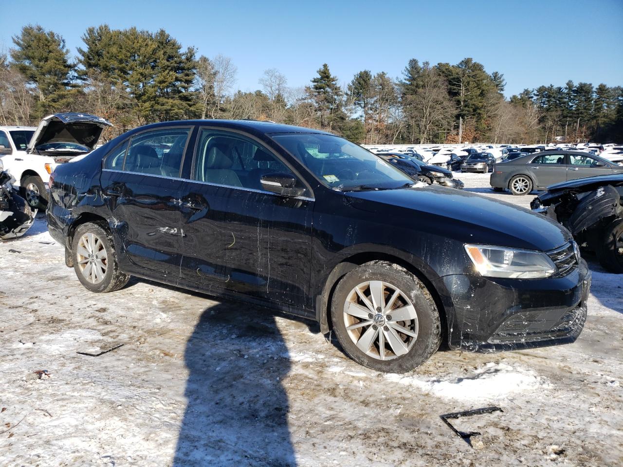 2016 Volkswagen Jetta VIN 3VWD67AJ1GM259763 Copart auction photo, side / rear end damage thumbnail 4