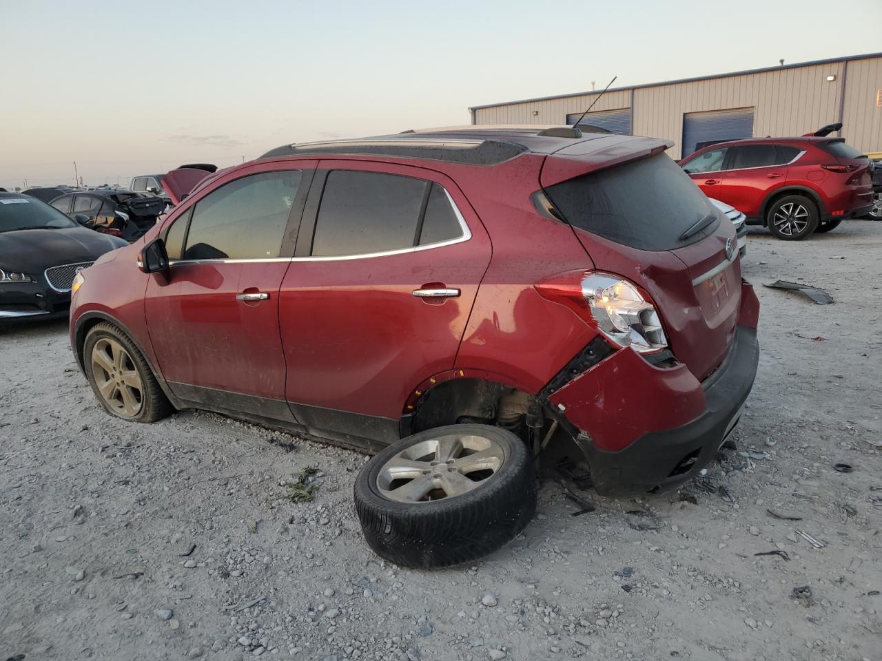 2015 Buick Encore VIN KL4CJBSB8FB070714 Copart auction photo, rear end / minor dent/scratches damage thumbnail 2