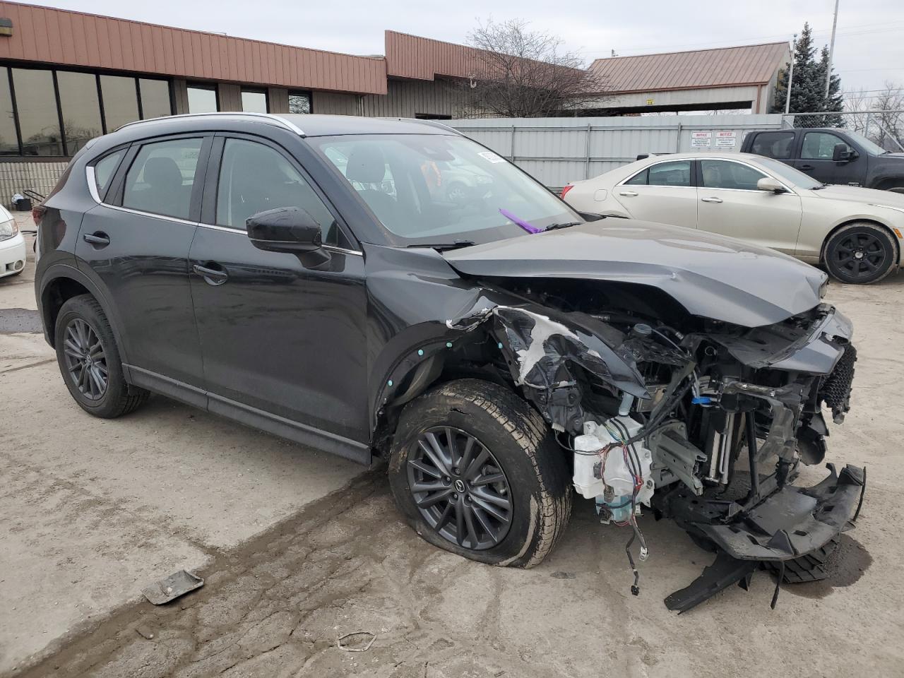 2020 Mazda CX-5 VIN JM3KFABM7L0748026 Copart auction photo, front end damage thumbnail 4