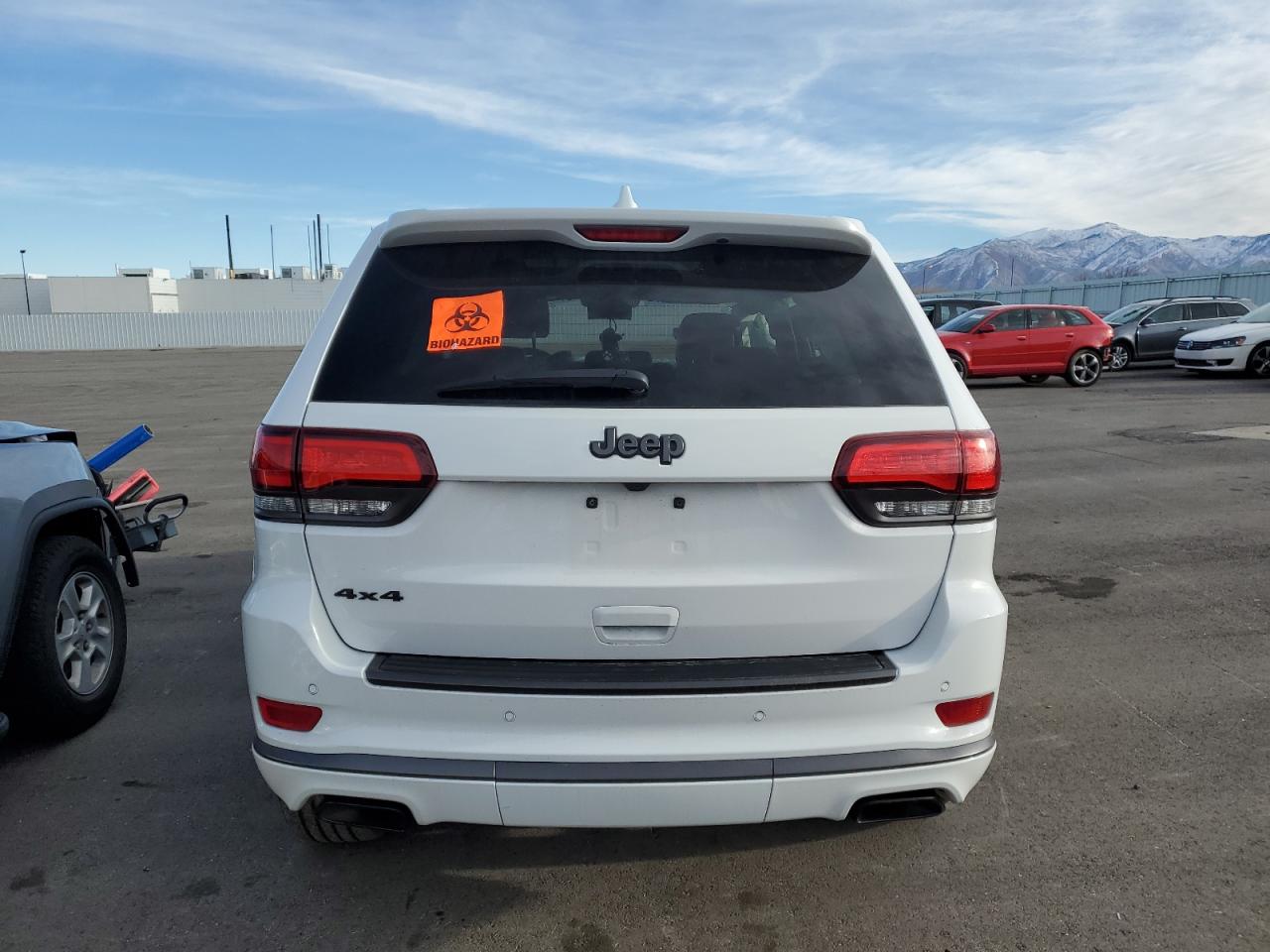 2019 Jeep Grand Cherokee VIN 1C4RJFCG4KC696136 Copart auction photo, front end / side damage thumbnail 6