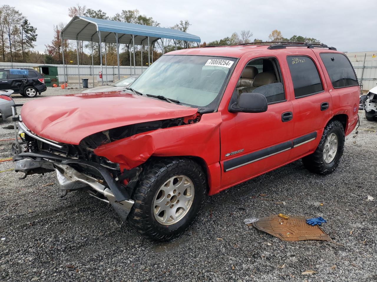 2001 Chevrolet Tahoe VIN 1GNEC13T81J151258