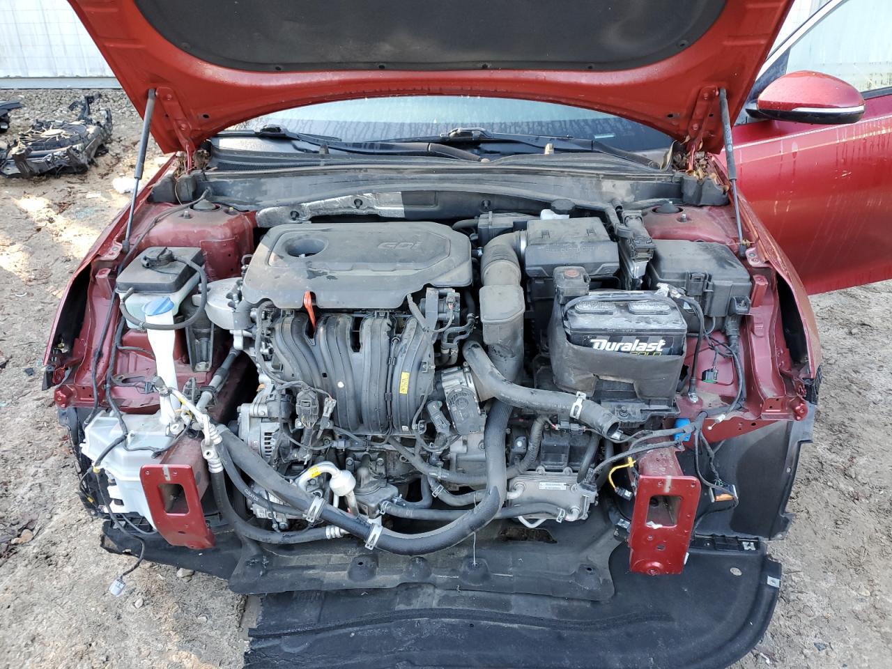 2020 KIA Optima VIN 5XXGT4L32LG447306 Copart auction photo, front end damage thumbnail 11