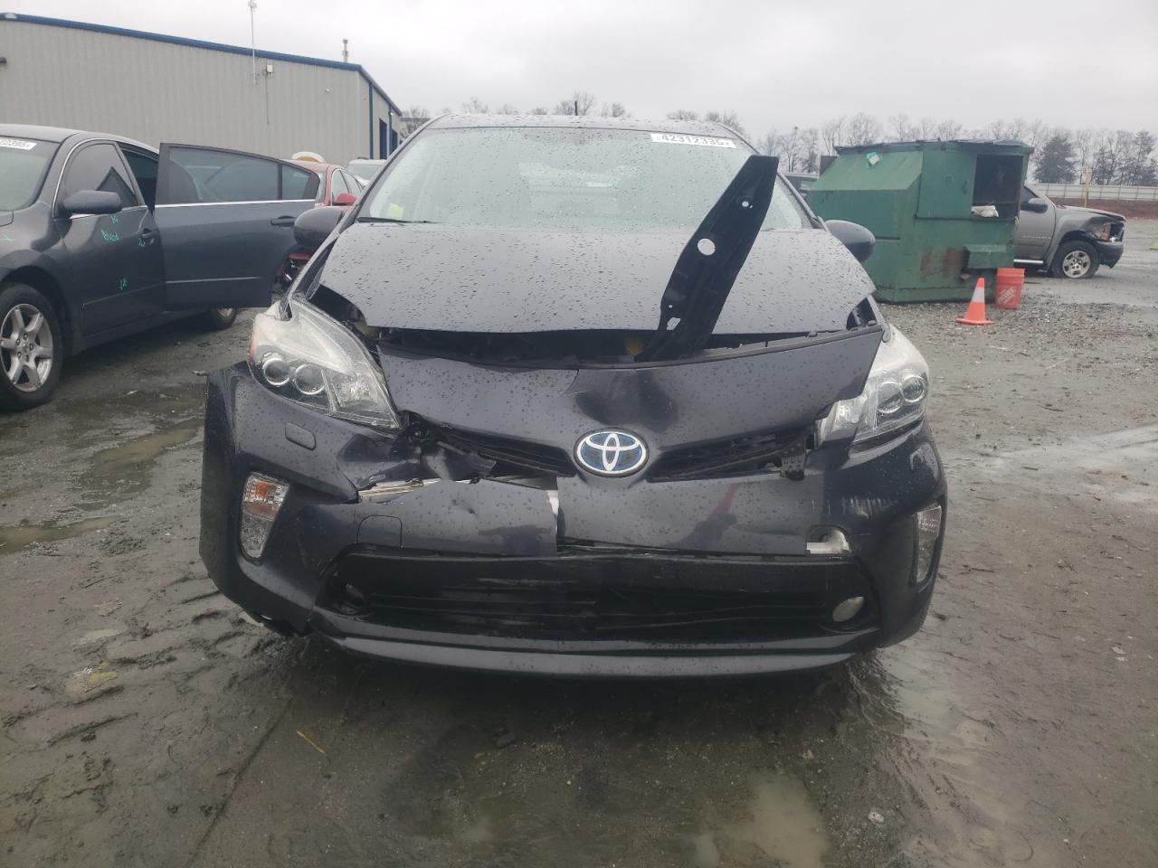 2014 Toyota Prius VIN JTDKN3DU9E1777383 Copart auction photo, all over damage thumbnail 5