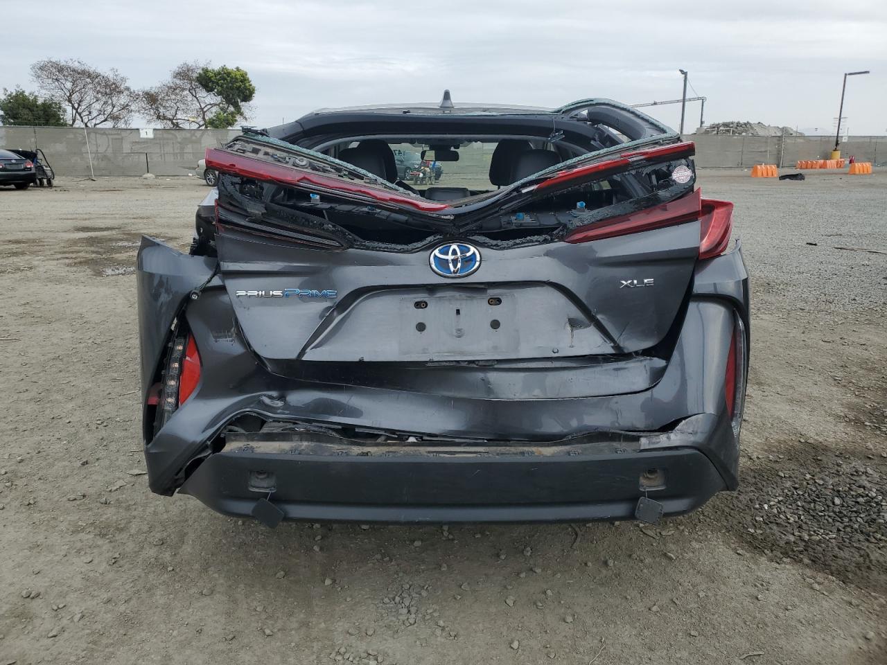 2020 Toyota Prius VIN JTDKARFPXL3120521 Copart auction photo, rear end damage thumbnail 6