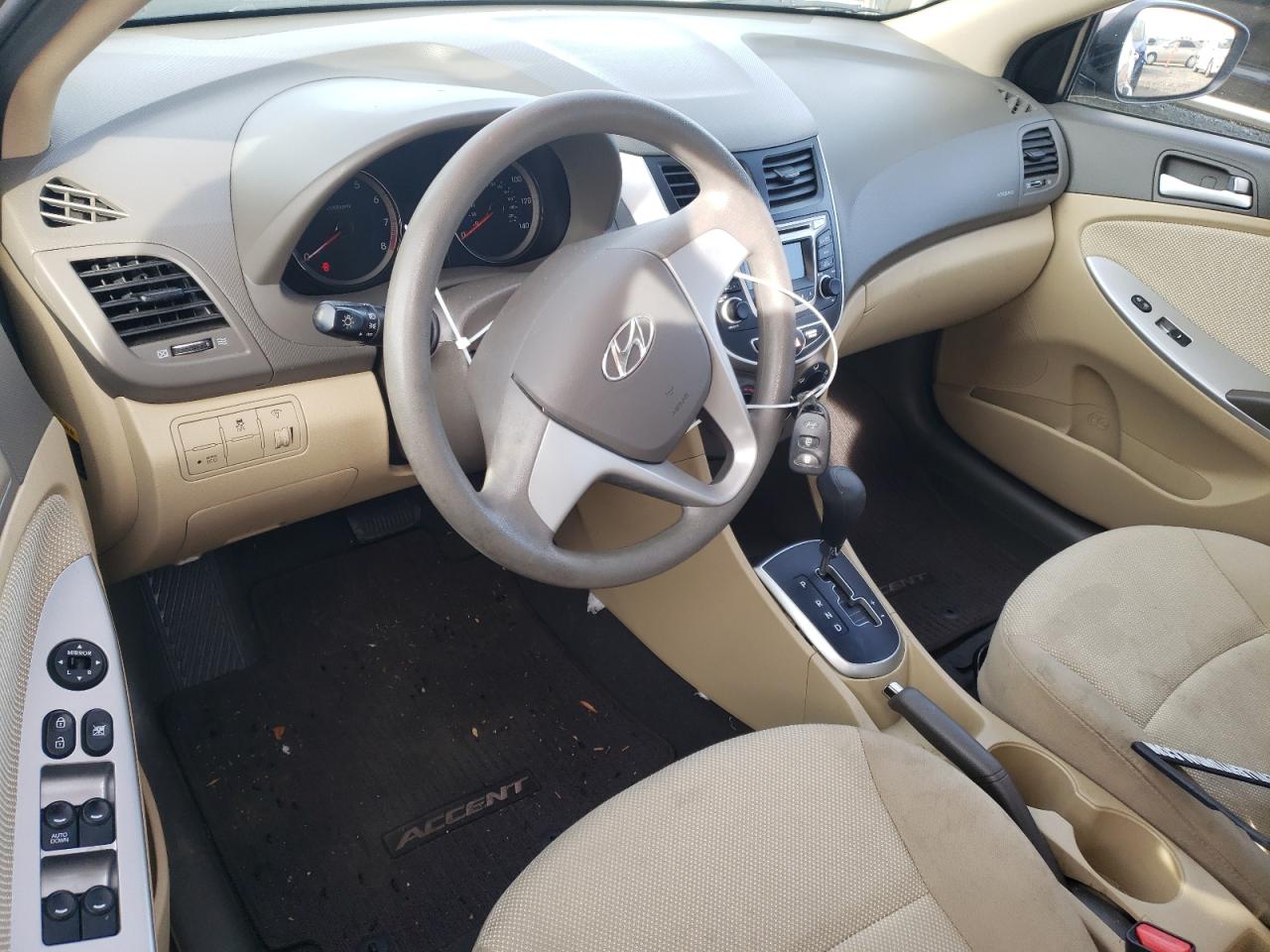 2014 Hyundai Accent VIN KMHCT4AE8EU715724 Copart auction photo, minor dent/scratches damage thumbnail 8