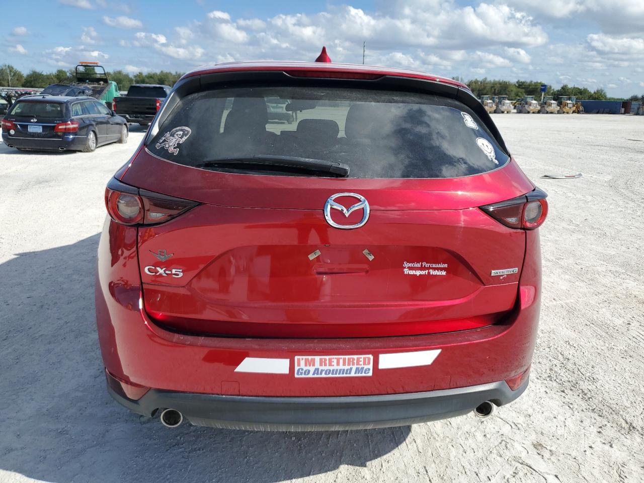 2021 Mazda CX-5 VIN JM3KFACM5M0445827 Copart auction photo, water/flood damage thumbnail 6