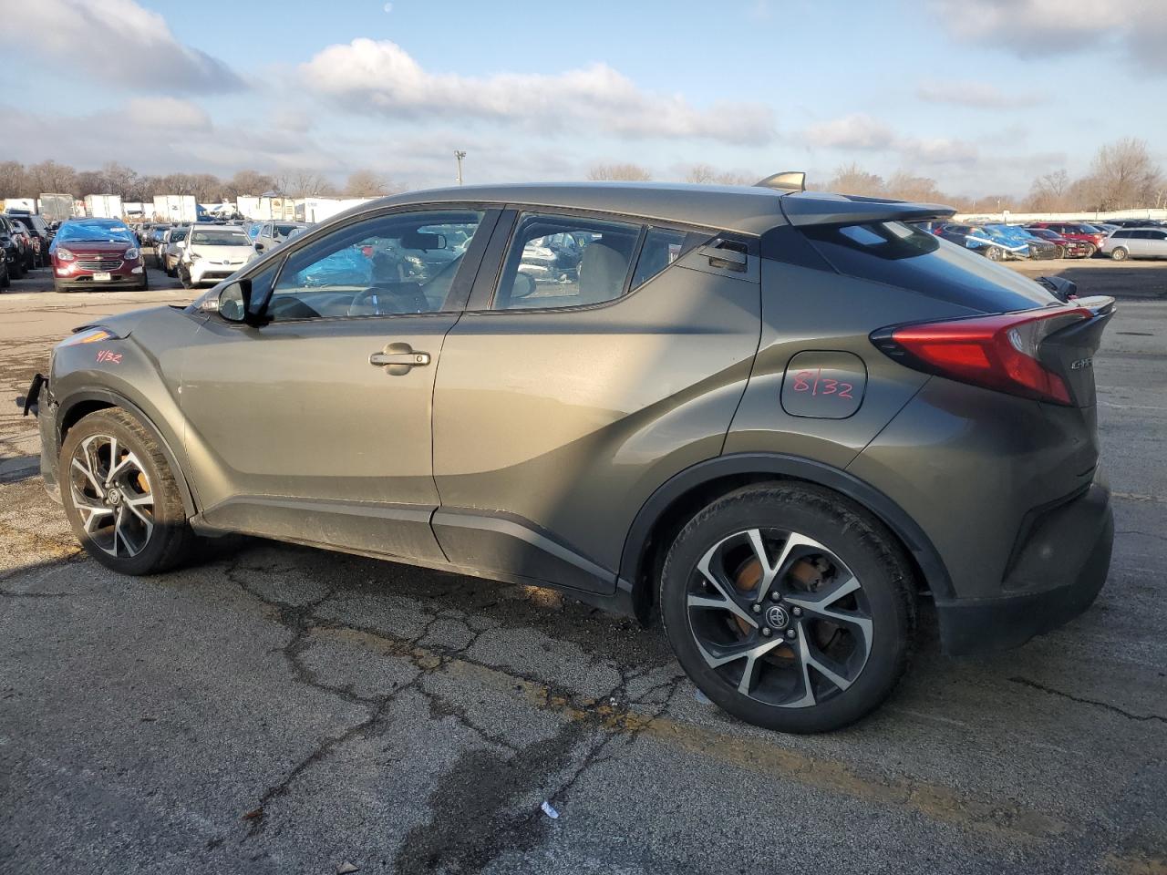 2021 Toyota C-HR VIN NMTKHMBX8MR137949 Copart auction photo, all over damage thumbnail 2