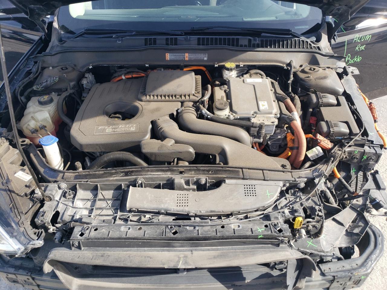 2019 Ford Fusion VIN 3FA6P0SU7KR114950 Copart auction photo, front end damage thumbnail 12