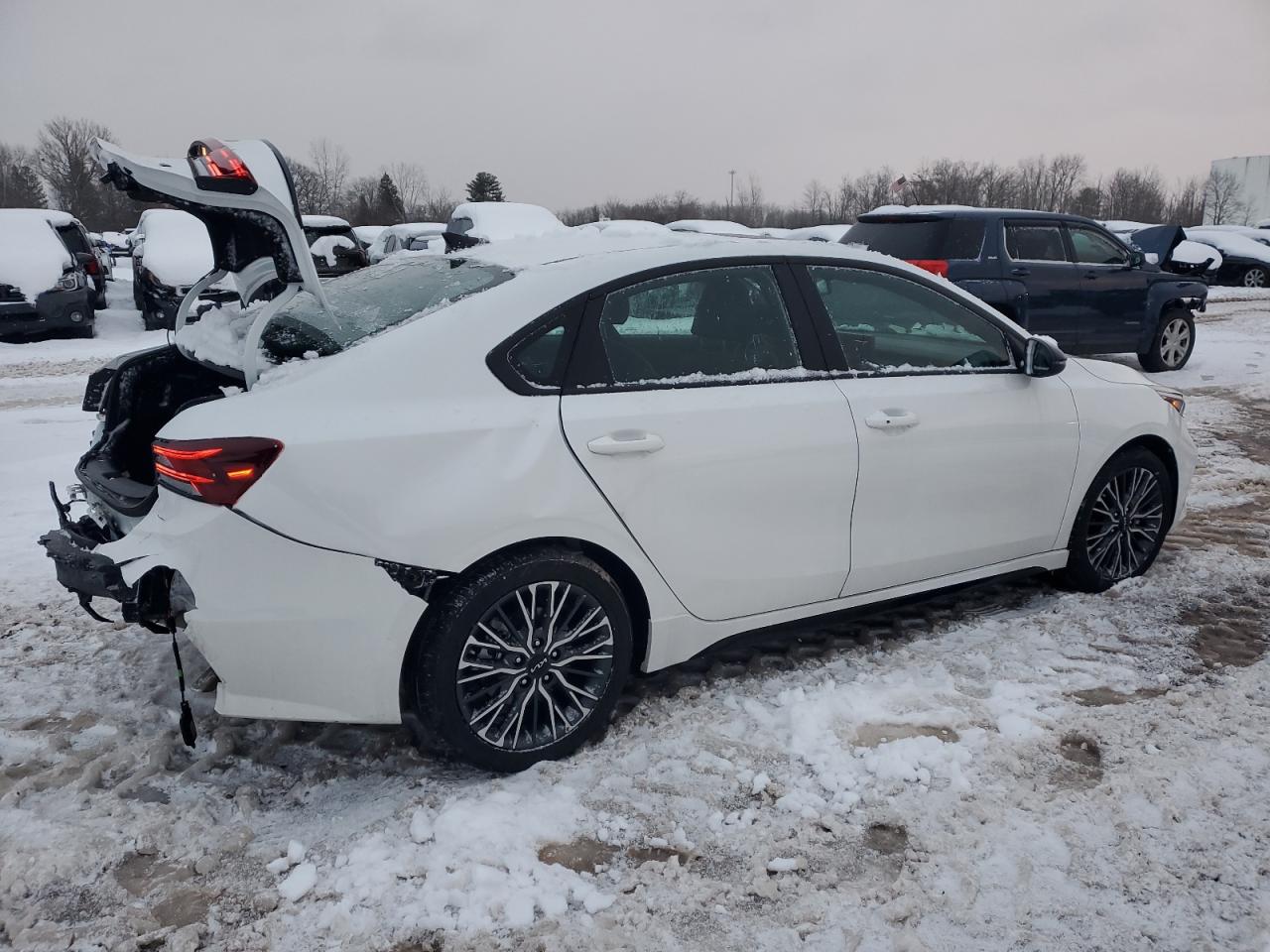 2024 KIA Forte VIN 3KPF54AD0RE744657 Copart auction photo, rear end damage thumbnail 3