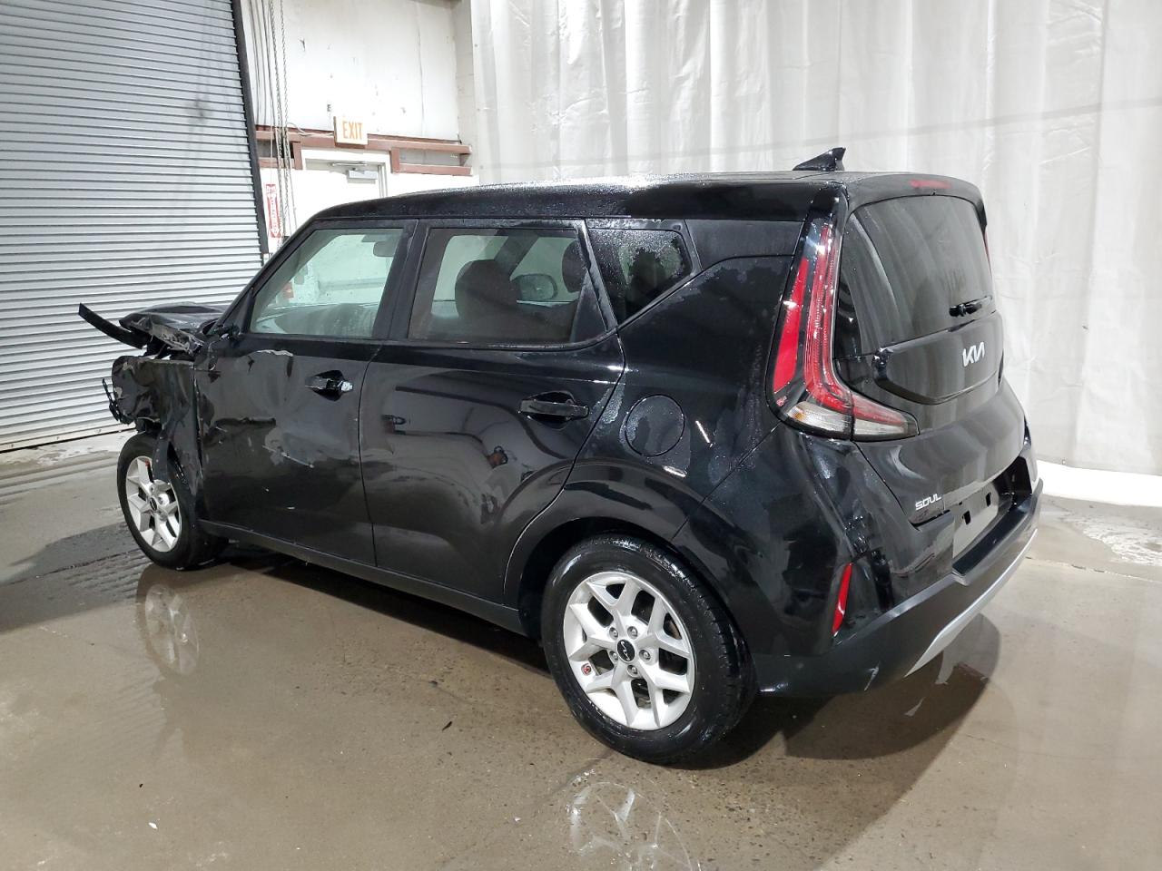 2023 KIA Soul VIN KNDJ23AU0P7842615 Copart auction photo, front end / side damage thumbnail 2