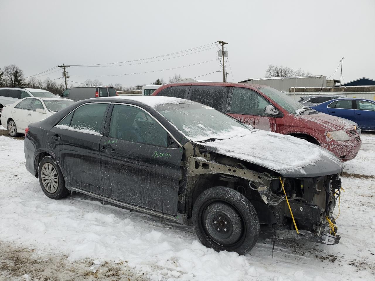 2013 Toyota Camry VIN 4T4BF1FK9DR291006 Copart auction photo, front end damage thumbnail 4