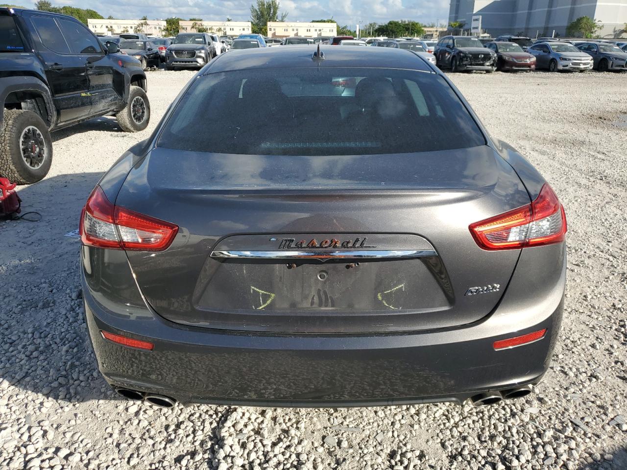 2015 Maserati Ghibli VIN ZAM57XSA4F1140180 Copart auction photo, undercarriage / front end damage thumbnail 6