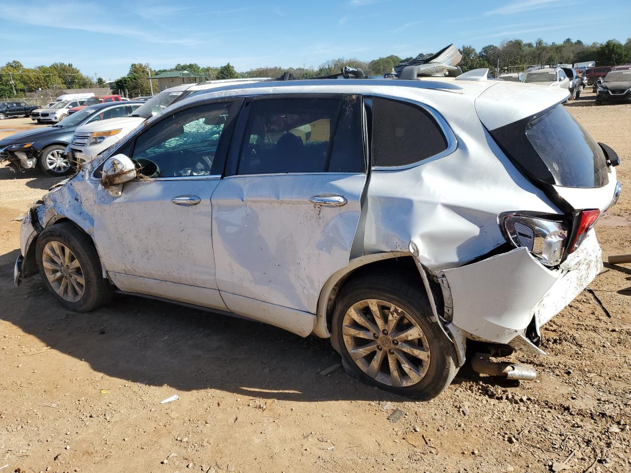2017 Buick Envision VIN LRBFXBSA1HD111246 Copart auction photo, rollover damage thumbnail 2
