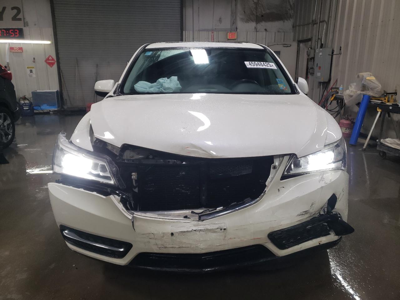 2016 Acura MDX VIN 5FRYD4H40GB039168 Copart auction photo, front end damage thumbnail 5