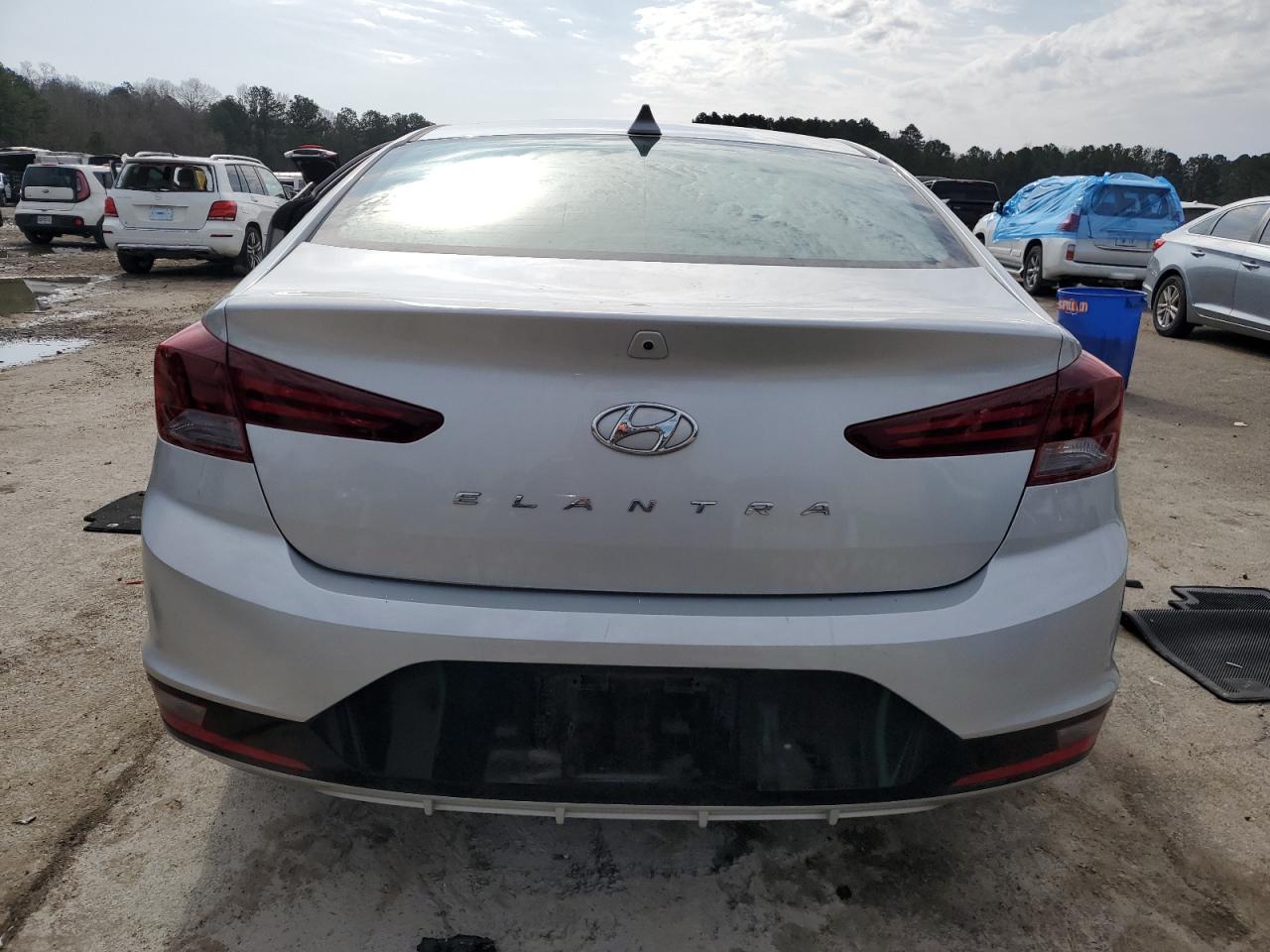 2020 Hyundai Elantra VIN 5NPD84LF8LH527227 Copart auction photo, front end / side damage thumbnail 6
