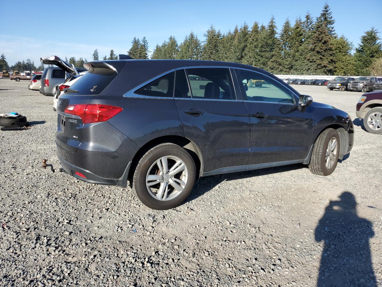 2014 Acura RDX VIN 5J8TB4H30EL022164 Copart auction photo, front end damage thumbnail 3
