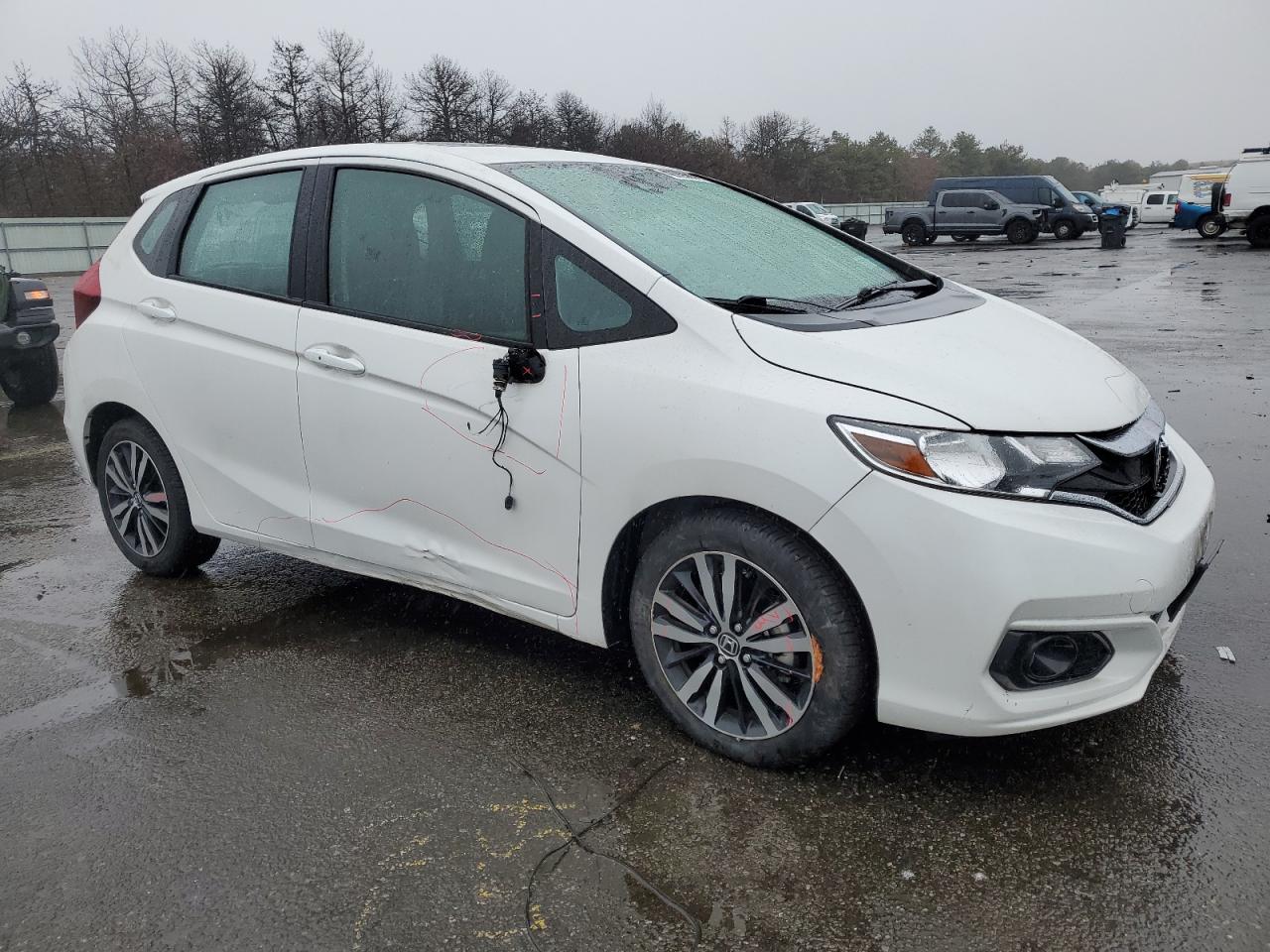 2019 Honda Fit VIN 3HGGK5H98KM735237 Copart auction photo, all over damage thumbnail 4