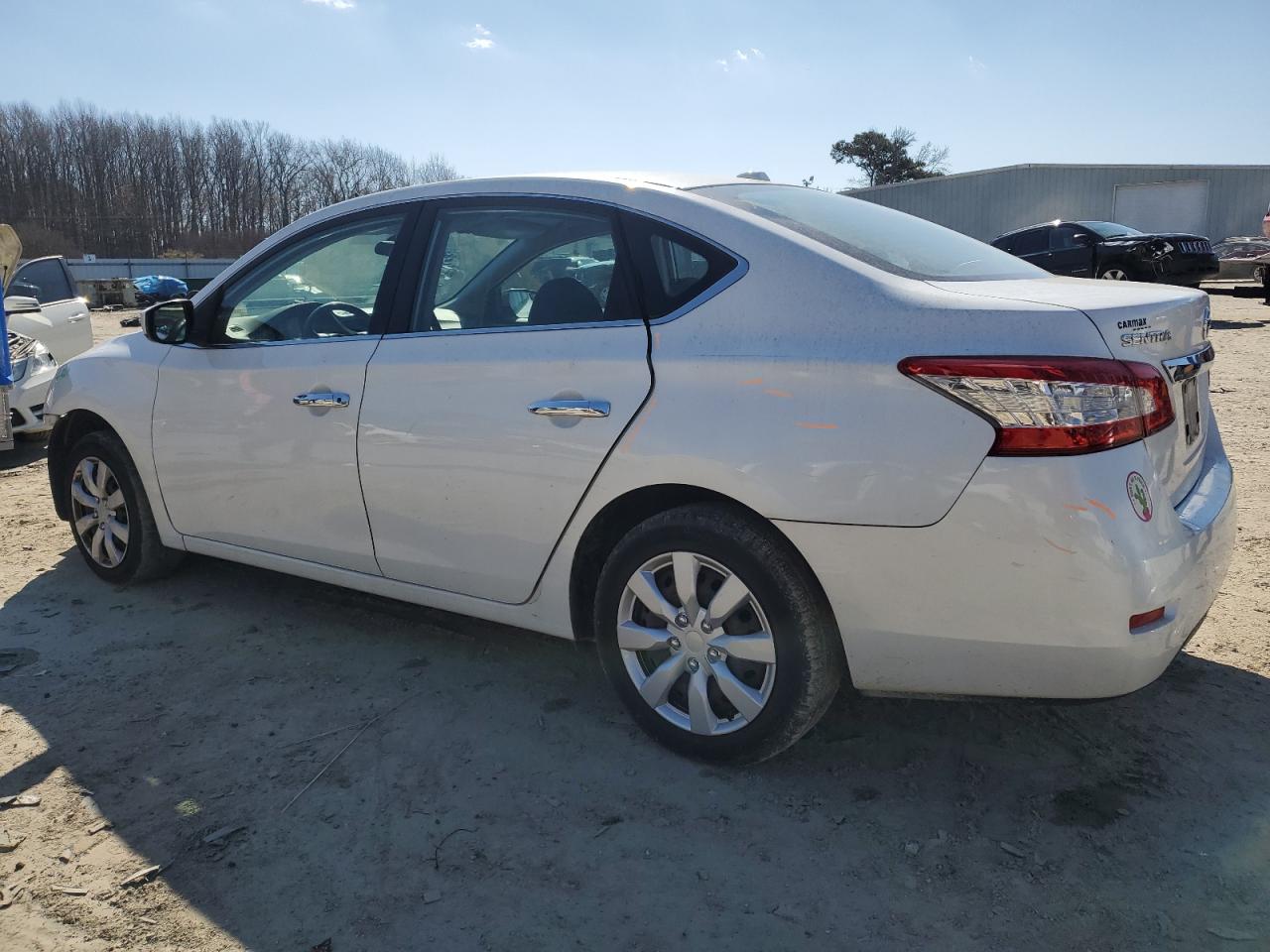 2015 Nissan Sentra VIN 3N1AB7AP9FY362641 Copart auction photo, front end / side damage thumbnail 2