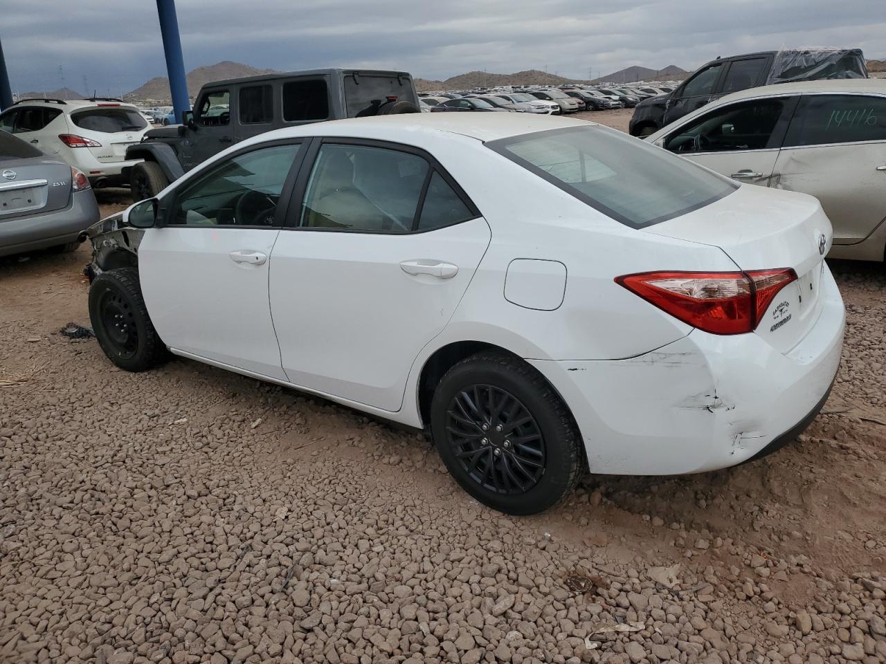 2017 Toyota Corolla VIN 5YFBURHE1HP647445 Copart auction photo, front end damage thumbnail 2