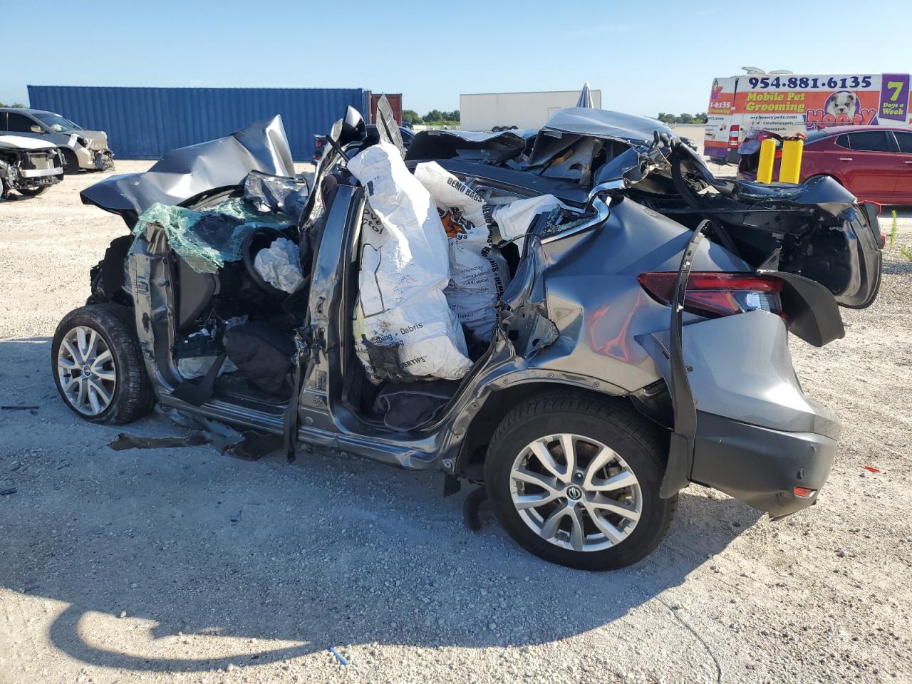 2021 Nissan Rogue VIN JN1BJ1AV6MW570354 Copart auction photo, all over damage thumbnail 2
