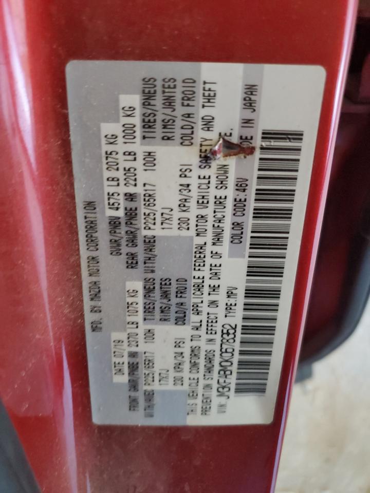 2019 Mazda CX-5 VIN JM3KFABM0K0678352 Copart auction photo, front end / side damage thumbnail 13