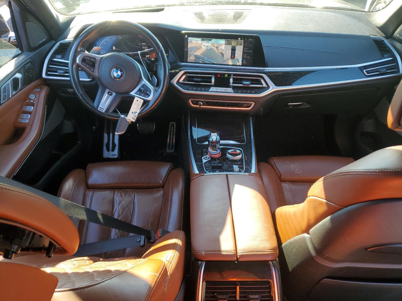 2020 BMW X7 VIN 5UXCW2C04L9B08741 Copart auction photo, side damage thumbnail 8