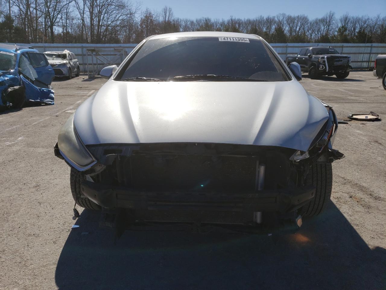 2019 Hyundai Sonata VIN 5NPE24AF4KH792914 Copart auction photo, side / hail damage thumbnail 5
