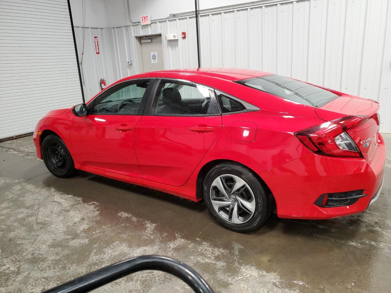 2020 Honda Civic VIN 2HGFC2F69LH562585 Copart auction photo, side / rear end damage thumbnail 2