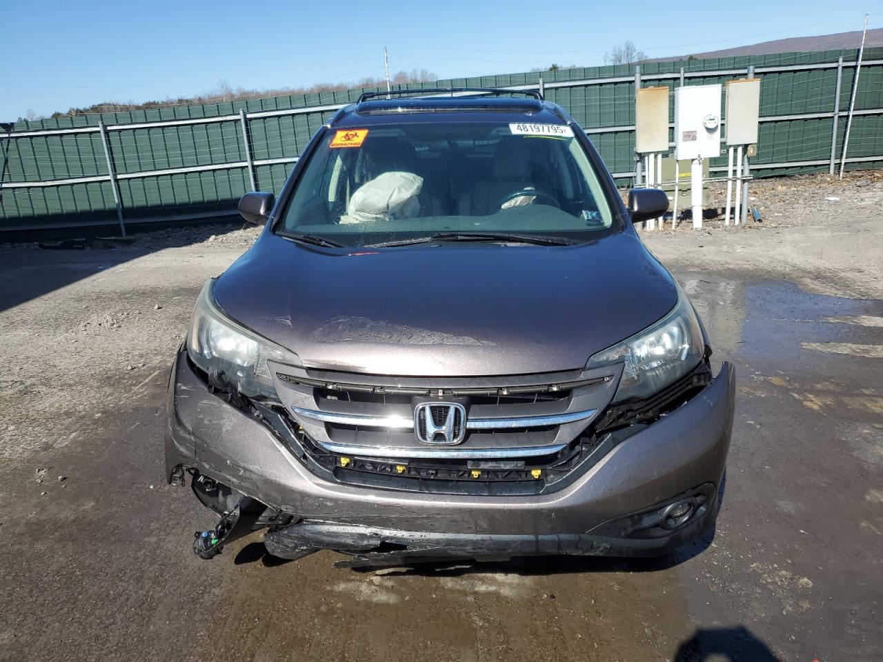 2012 Honda CR-V VIN 5J6RM4H7XCL006129 Copart auction photo, front end damage thumbnail 5
