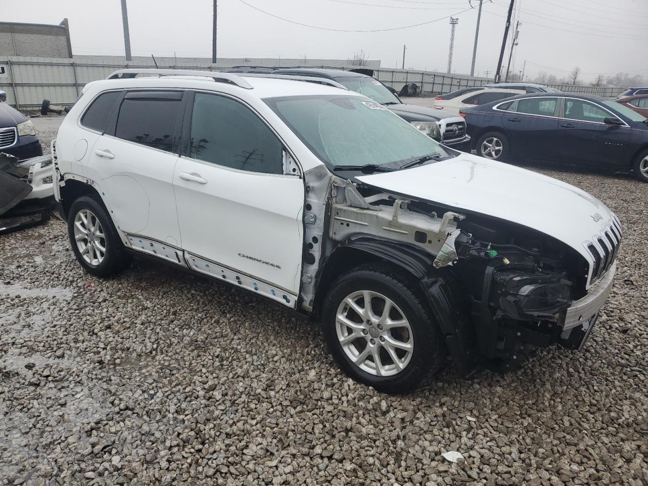 2014 Jeep Grand Cherokee VIN 1C4PJLCB4EW172398 Copart auction photo, front end / all over damage thumbnail 4